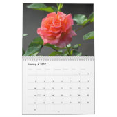 Blumenschwarz-Kalender 2025 Kalender (Jan 2027)