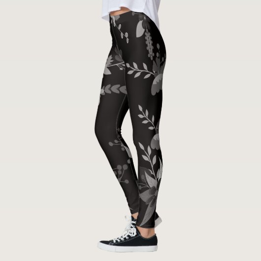 Blumenschwarz Leggings (Links)