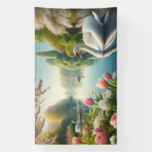 Blumenschwingenkunst Banner (Vertikal)