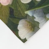 Blumenschwingenkunst Fleecedecke (Ecke)