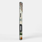 Blumenschwingenkunst iPhone Hülle (Rechte Seite)