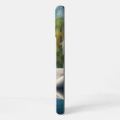 Blumenschwingenkunst iPhone Hülle (Linke Seite)