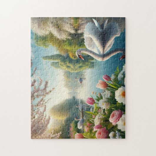 Blumenschwingenkunst Puzzle (Vertikal)