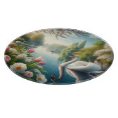 Blumenschwingenkunst Schneidebrett (Ecke)