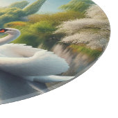 Blumenschwingenkunst Schneidebrett (Ecke)