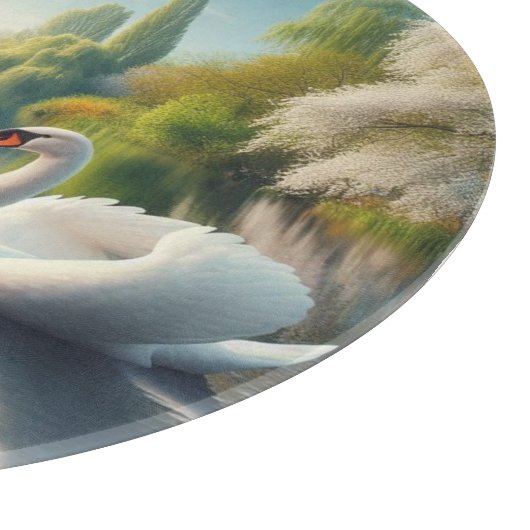 Blumenschwingenkunst Schneidebrett (Ecke)