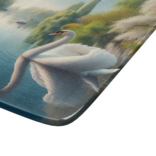 Blumenschwingenkunst Schneidebrett (Ecke)