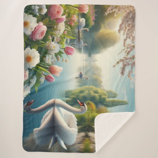 Blumenschwingenkunst Sherpadecke (Vorderseite)