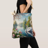 Blumenschwingenkunst Tasche (Von Nahem)