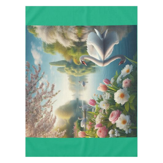 Blumenschwingenkunst Tischdecke (Vorderseite)