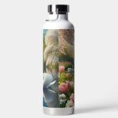 Blumenschwingenkunst Trinkflasche (Rechts)