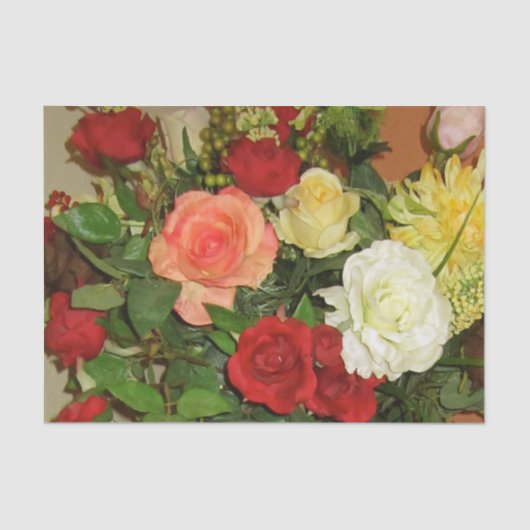 Blumenseidenpapier Seidenpapier (Vorderseite)