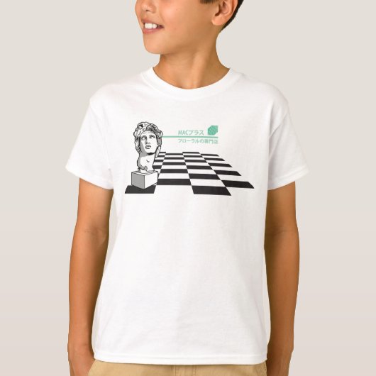 BlumenShoppe Vaporwave Entwurf T-Shirt (Vorderseite)