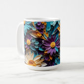 Blumensinfonie: Billiges Papier Kaffeetasse (Vorderseite Links)