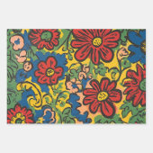 Blumensinfonie Geschenkpapier Set (Vorderseite)