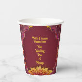 BlumenSinfonie: Hochzeitsszenario-Sammlung Pappbecher (Vorderseite)