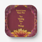 BlumenSinfonie: Hochzeitsszenario-Sammlung Pappteller (Vorderseite)