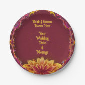 BlumenSinfonie: Hochzeitsszenario-Sammlung Pappteller (Vorderseite)