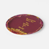 BlumenSinfonie: Hochzeitsszenario-Sammlung Pappteller (Schrägansicht)