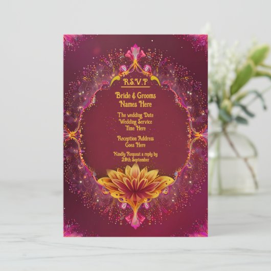 BlumenSinfonie: Hochzeitsszenario-Sammlung Save The Date (Stehend Vorderseite)