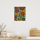 Blumensinfonie Poster (Küche)