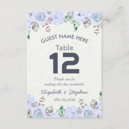 Blumensitzplatz Tischnummer/Begleitperson Einladung