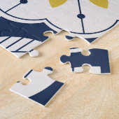 Blumenskandinavischer Stil Nahtloses Muster Puzzle (Seite)