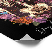 Blumenskelett Trockene Knochen werden lebendig, Re Poster (Ecke)