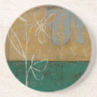 Blumenskizze mit Wildblume und Pflanze