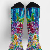 Blumensocken Socken (Oben)
