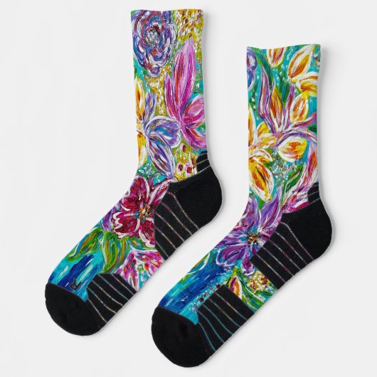 Blumensocken Socken (Links)
