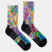 Blumensocken Socken (Rechts)