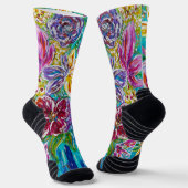 Blumensocken Socken (Gewinkelt)