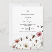 Blumensommer Einladung (Vorderseite)