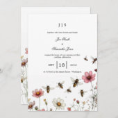 Blumensommer Einladung (Vorne/Hinten)