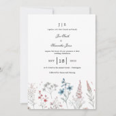 Blumensommer Einladung (Vorderseite)