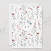 Blumensommer Einladung (Rückseite)