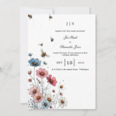 Blumensommer Einladung (Vorderseite)