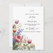 Blumensommer Einladung (Vorderseite)