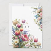 Blumensommer Einladung (Rückseite)