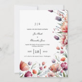 Blumensommer Einladung (Vorderseite)