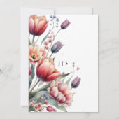 Blumensommer Einladung (Rückseite)