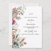 Blumensommer Einladung (Vorderseite)