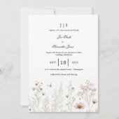 Blumensommer Einladung (Vorderseite)