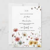 Blumensommer Einladung (Vorderseite)