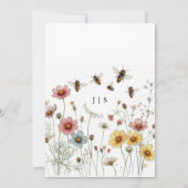 Blumensommer Einladung (Rückseite)