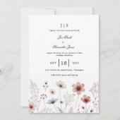 Blumensommer Einladung (Vorderseite)