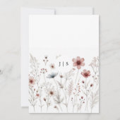 Blumensommer Einladung (Rückseite)