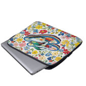 Blumensommer Flops und Wildblumen Laptopschutzhülle (Vorne Knopf)