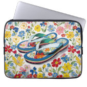 Blumensommer Flops und Wildblumen Laptopschutzhülle (Vorderseite)